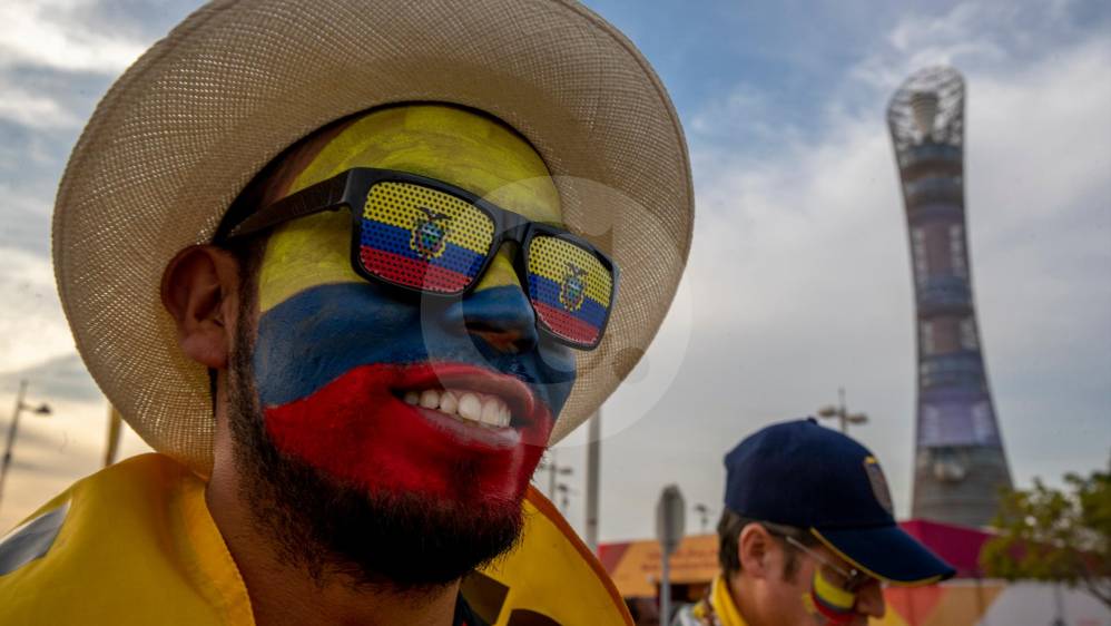 Los ecuatorianos se fueron con la tristeza de la eliminación tempranera, pero con la sonrisa de haber tenido una buena participación en el torneo. FOTO: JUAN ANTONIO SÁNCHEZ