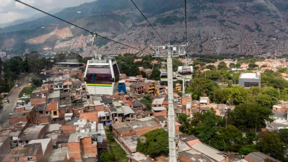 Este proyecto de la Línea P tendrá cuatro estaciones, Acevedo, Sena, Doce de Octubre y El Progreso, es el de mayor capacidad y cuenta con 2.700 metros de longitud que se recorrerán en 11 minutos. Foto : Camilo Suárez.