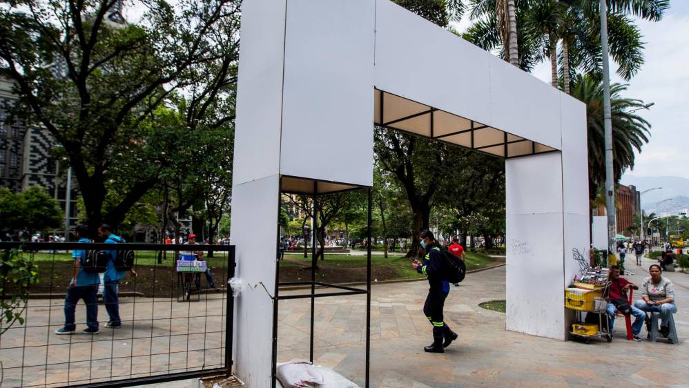 Las estructuras fueron colocadas para darle más seguridad a los visitantes. Fotos Julio César Herrera