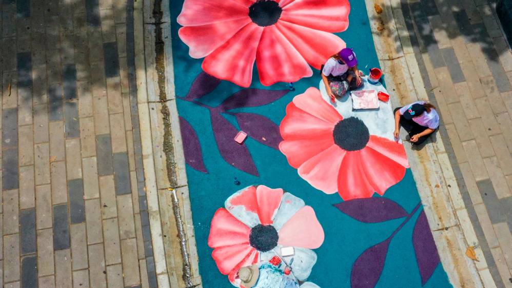 Con color, arte y cultura, el lleras busca la reactivación económica y mejoramiento de la seguridad del sector. Foto: Camilo Suárez Lleras