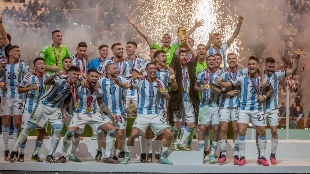 Con equipo de talentosos y aguerridos, Argentina gritó campeón. Foto: JUAN ANTONIO SÁNCHEZ.