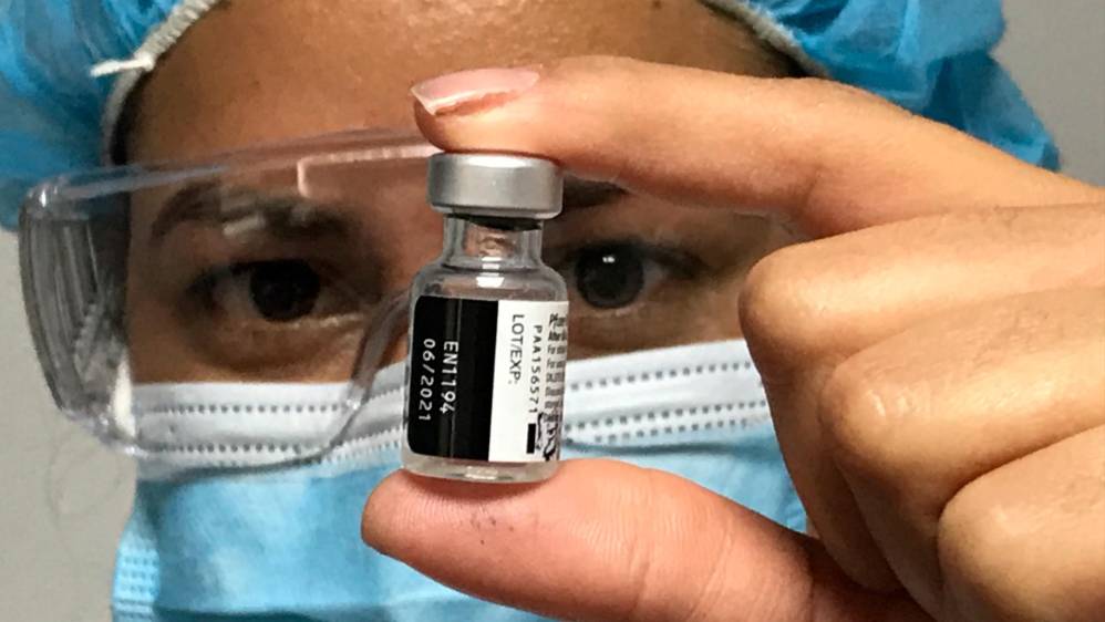 El Ministerio de Salud informó que con 1.170 dosis de vacunas para este día se pone en marcha la jornada de inmunización. Foto: Julio Cesar Herrera.