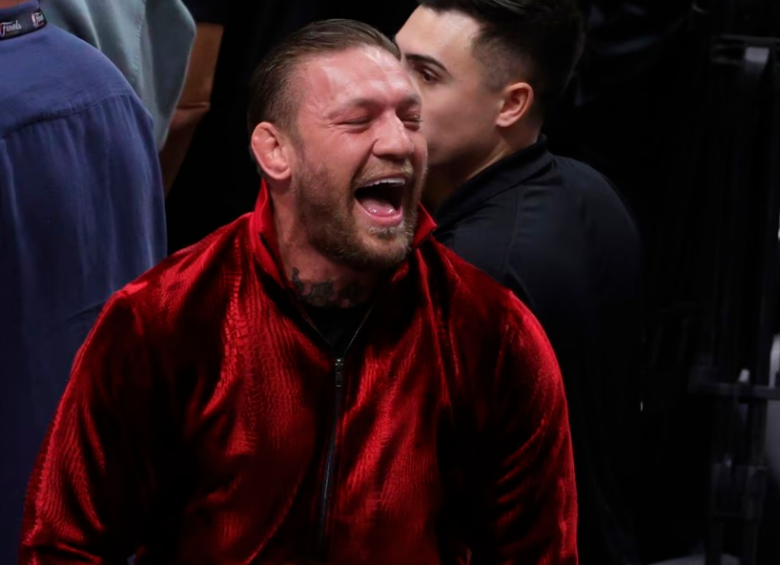 Conor McGregor asistió a una de las finales de la NBA donde sucedió la presunta agresión sexual. FOTO: GETTY