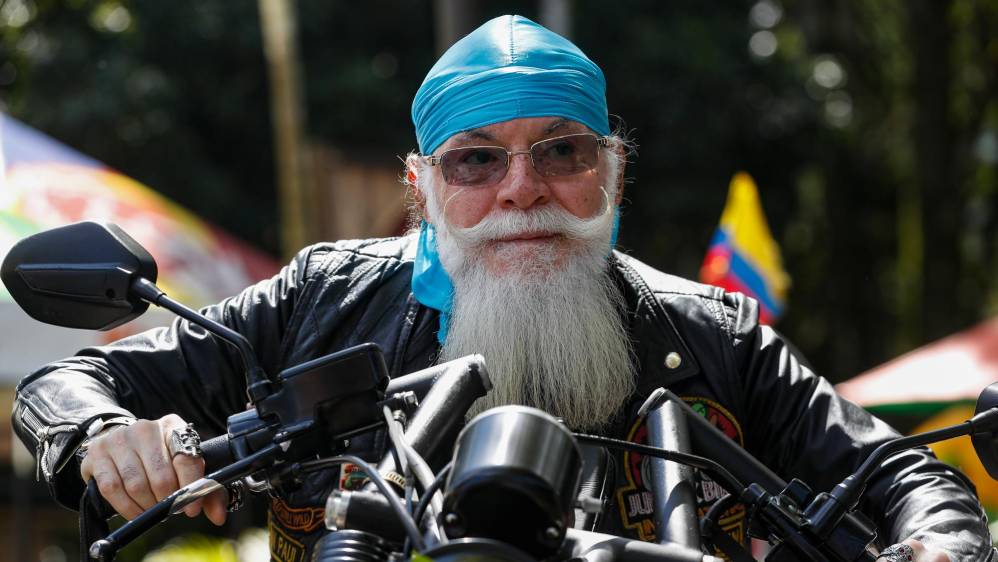 Jean Paul Moreau, uno de los participantes, realizó el recorrido en su moto Honda Shadow 600. Foto: Manuel Saldarriaga Quintero.