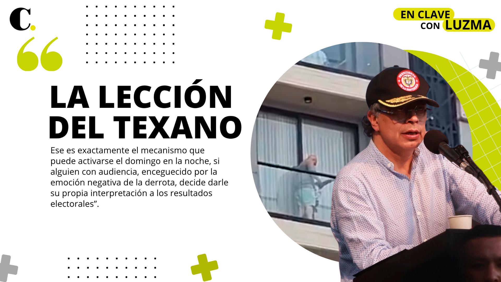 La lección del texano