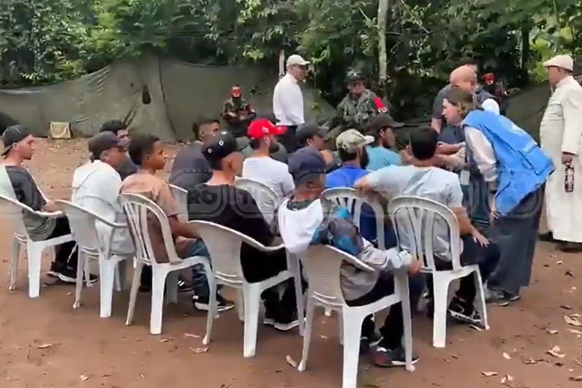 13 disidentes de las Farc que habían sido secuestrados por e