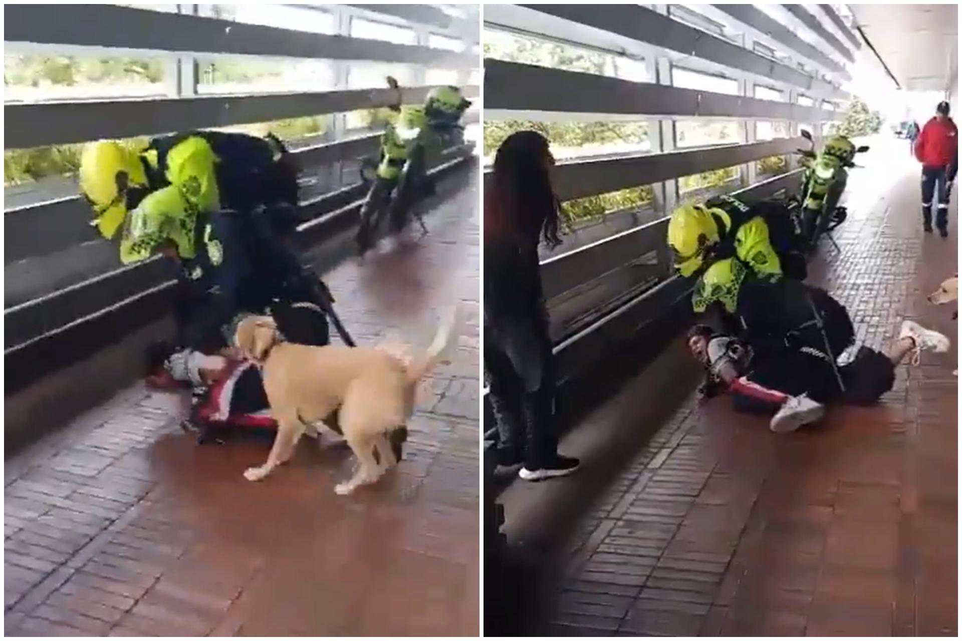 Video | La justificación de la Policía por uso de fuerza contra músico callejero tras denuncias en Parque La Colina en Bogotá