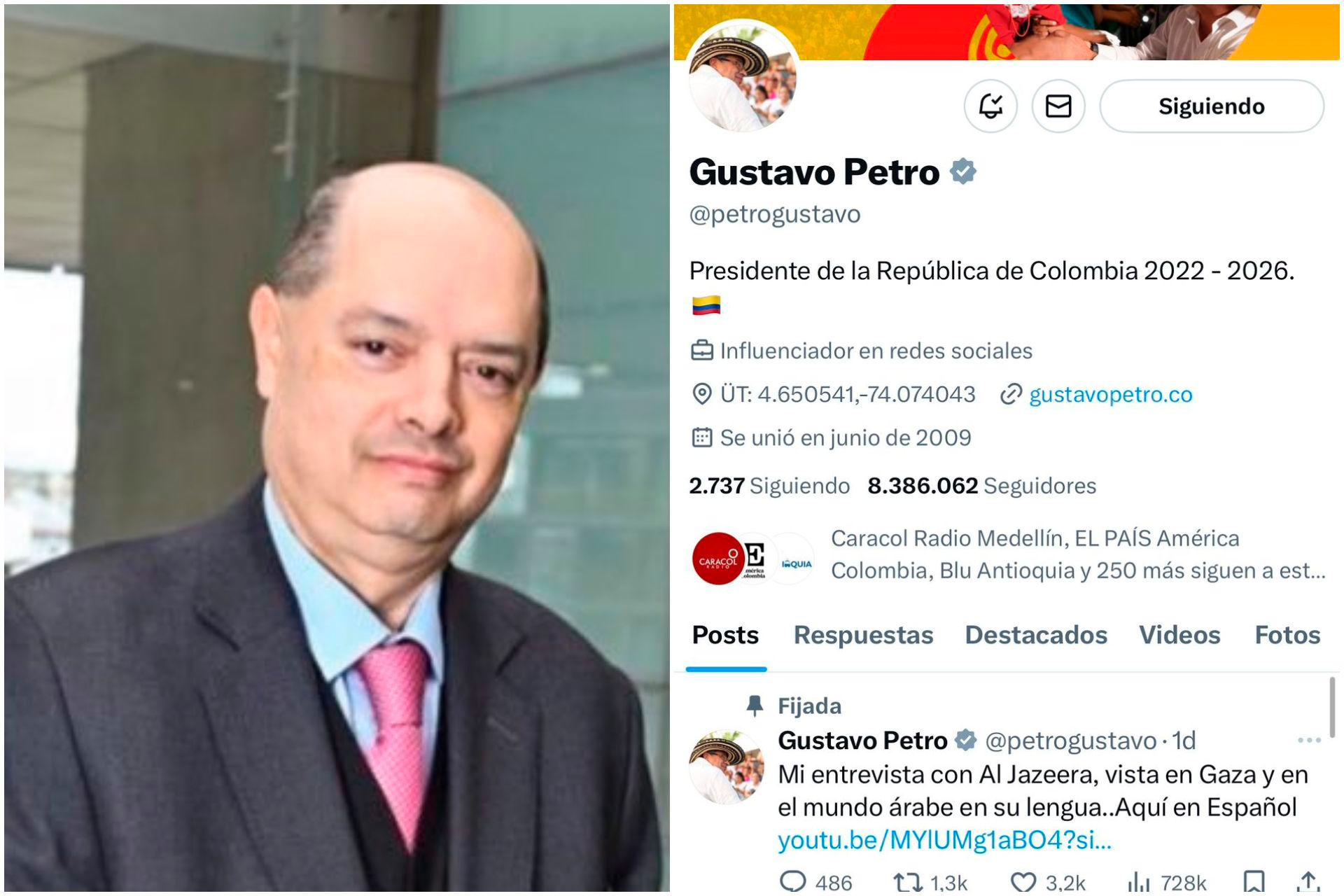 ¿Se podría quedar sin X? Enrique Vargas Lleras solicitó revisar el perfil de Petro tras su inclusión en la lista Clinton