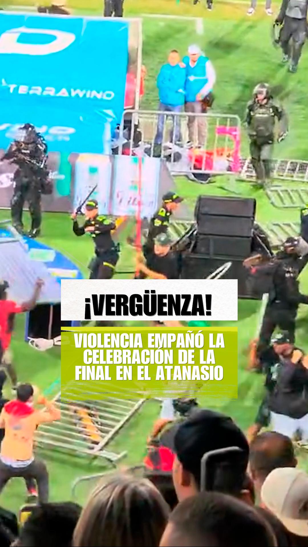 ¡Vergüenza! 59 personas heridas dejó violenta jornada en el Atanasio Girardot