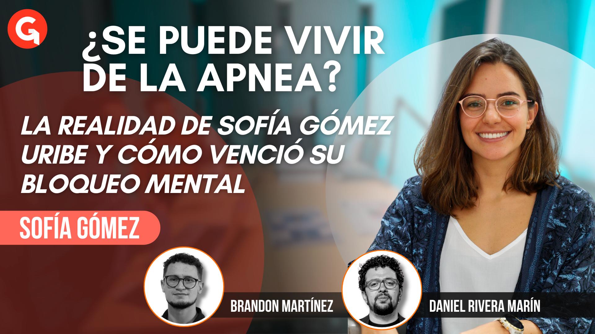 ¿Se puede vivir de la apnea? La realidad de Sofía Gómez Uribe y cómo venció su bloqueo mental