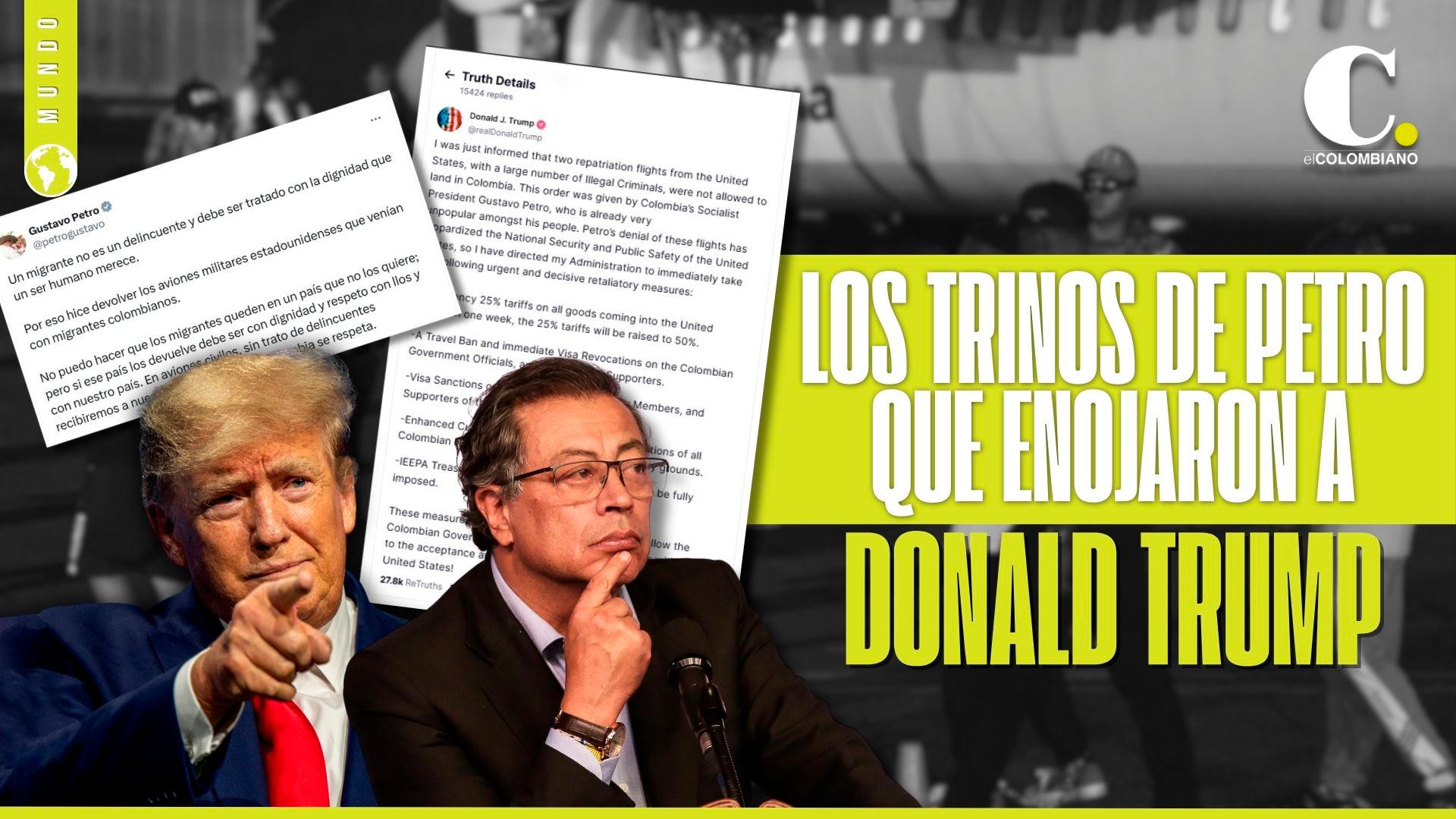 Minuto a minuto de la pelea entre Petro y Trump