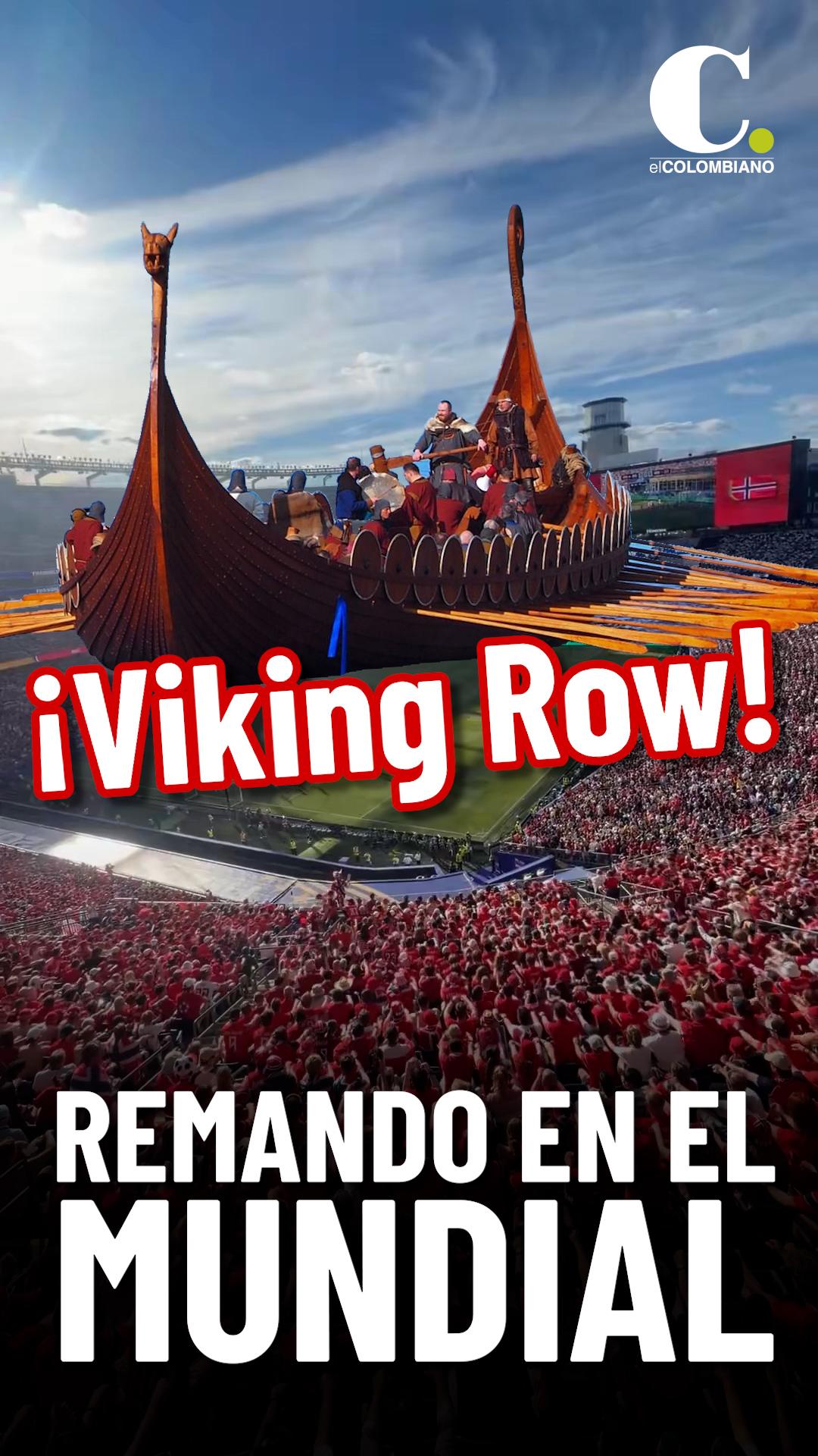 ¡De locos! Miles de hinchas noruegos reman en las gradas del Mundial y se vuelven virales