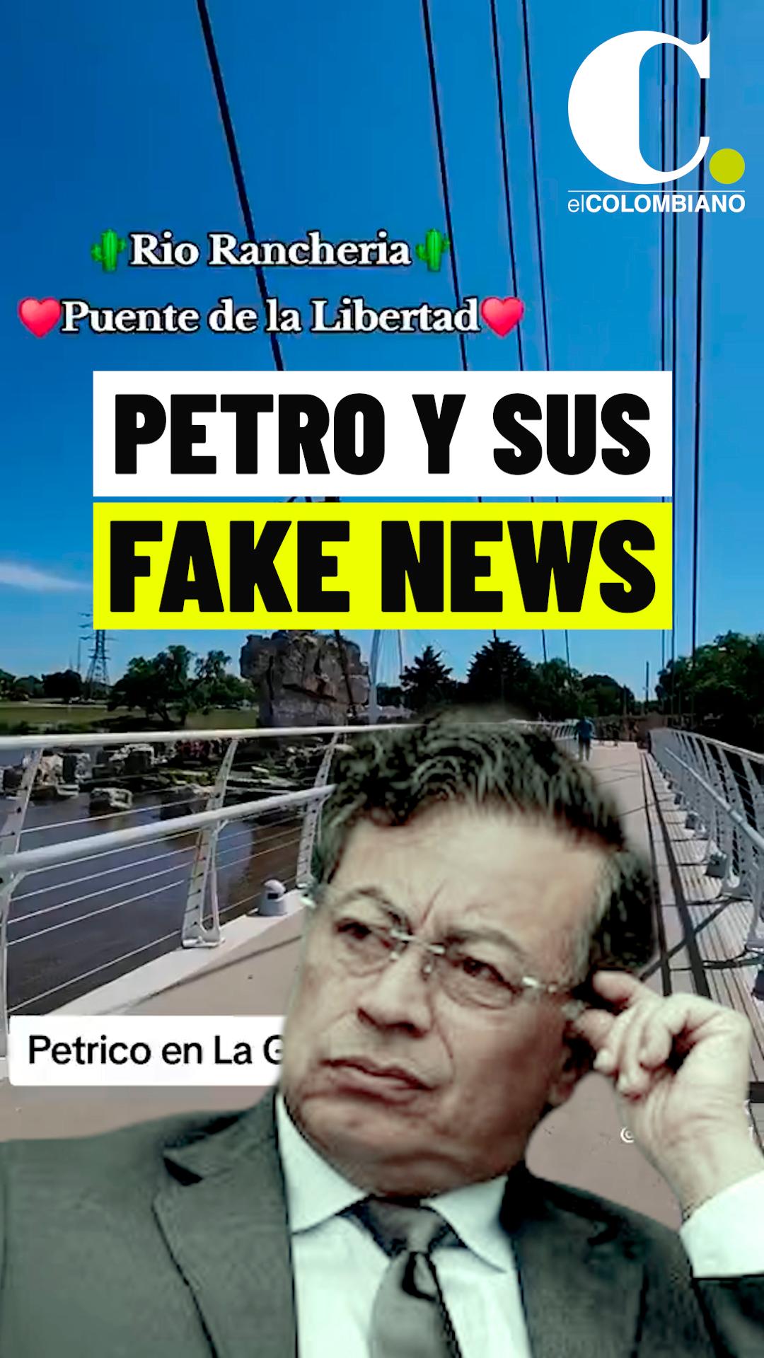 Presidente Petro difunde otra fake news: puente de Kansas lo presenta como obra en La Guajira