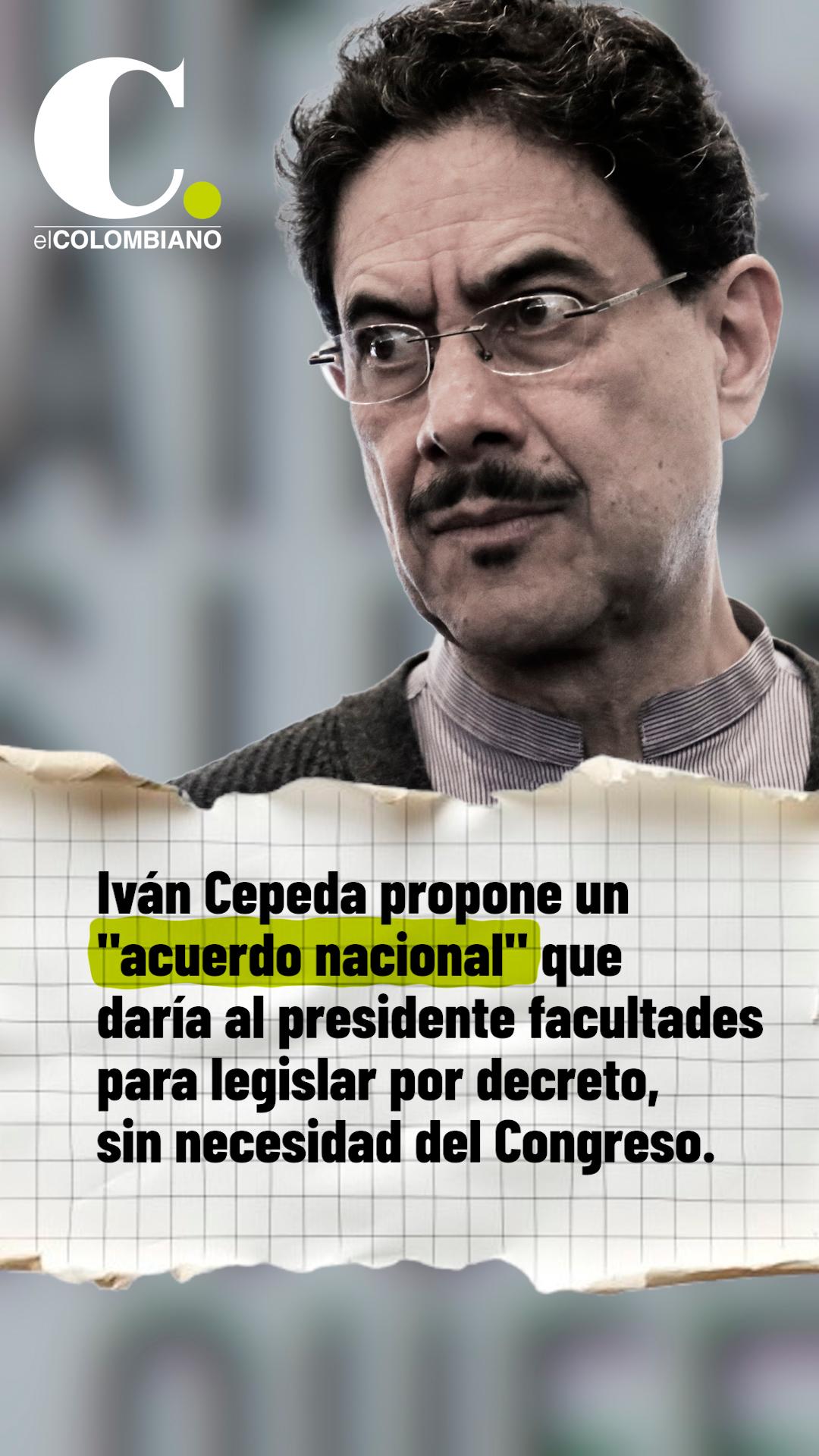 Cepeda's "National Agreement" That Would Give the President Power to Legislate Without Congress