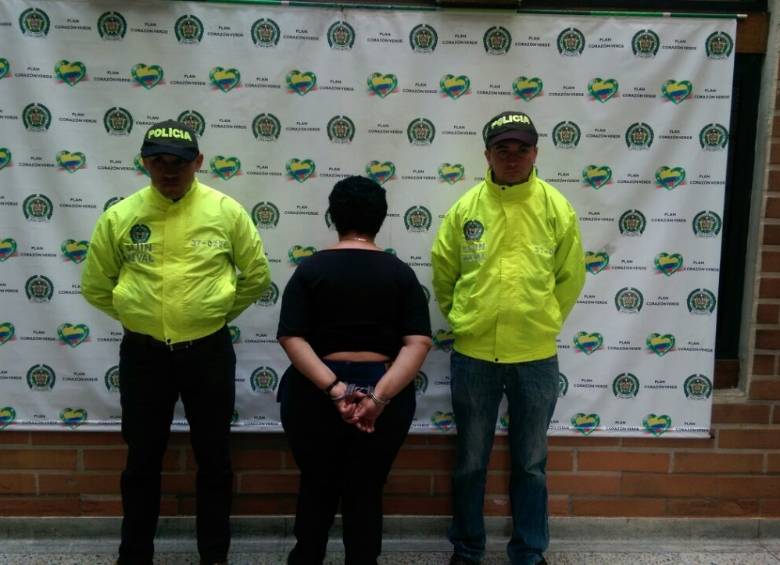 Alias “la gorda” habría asesinado a su pareja debido a los problemas sentimentales que tenía con este. FOTO Cortesía Policía Nacional 