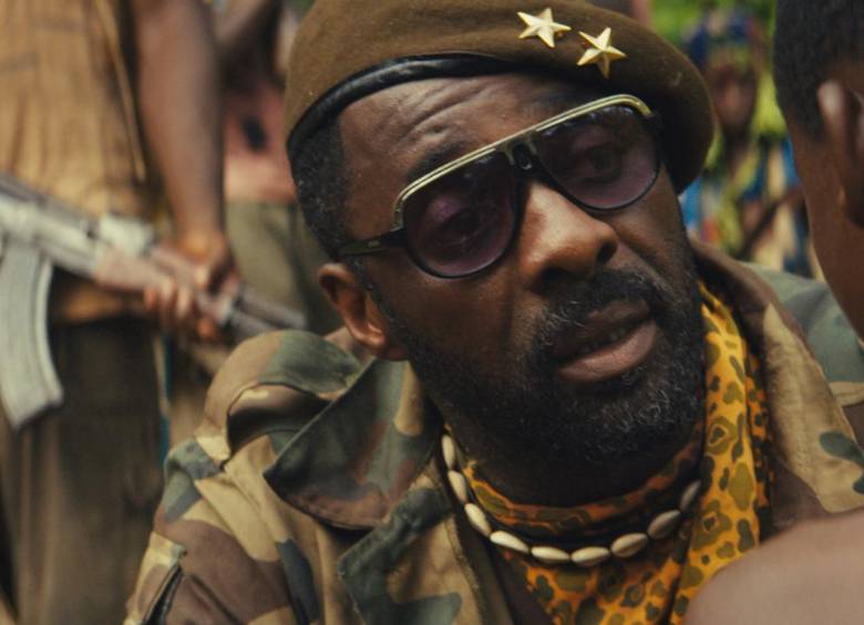 Algunos, como el actor de 82 años Michael Caine, se preguntan por qué no nominaron a los Óscar a Idris Elba (foto), por su trabajo en Beasts of No Nation. FOTO escena película