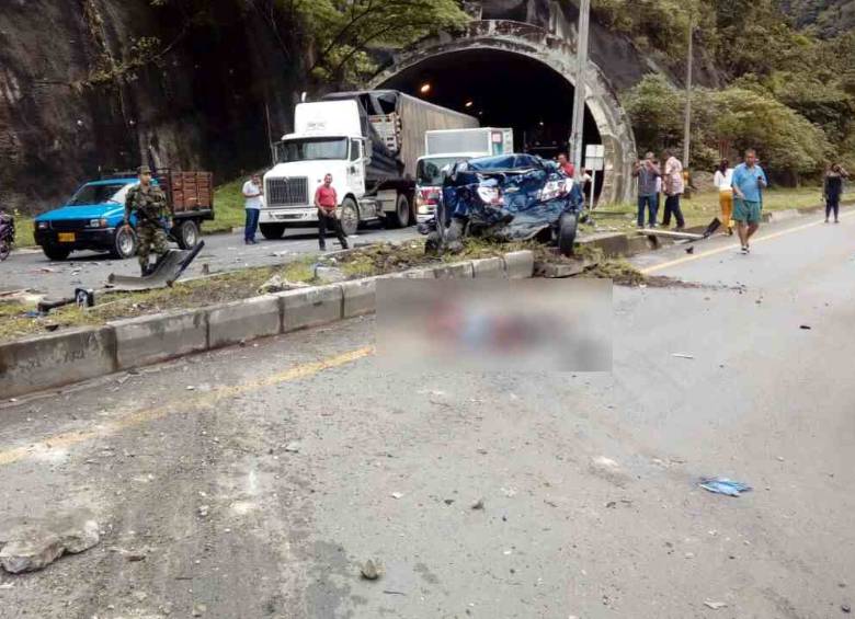 Un ciclista murió en aparatoso accidente en vía a Buenaventura