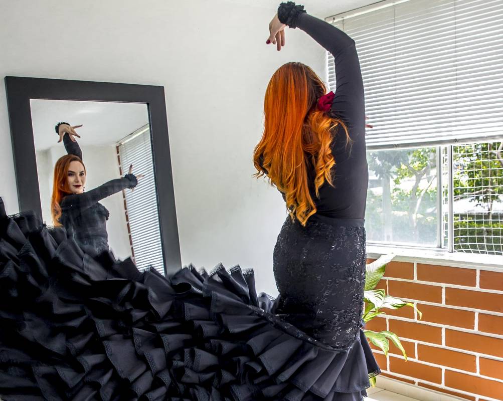 El evento es realizado por la corporación Azúcar Canela y Clavo - Compañía Flamenca de Medellín y el Festival Flamenco Ciudad de Medellín ganadores de la convocatoria especial LEP de la Secretaría de Cultura Ciudadana de Medellín. Foto Juan Antonio Sánchez Ocampo