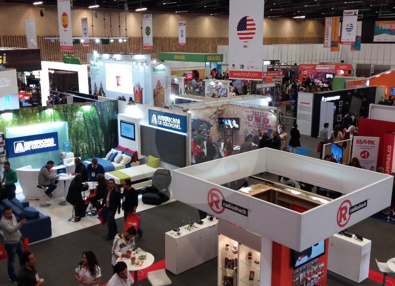 La décima Feria Andina de Negocios en Expansión y Franquicias (Fanyf) reúne a 84 marcas nacionales y extranjeras que buscan expandir bajo este modelo su presencia en Colombia. FOTO: Juan Felipe Sierra