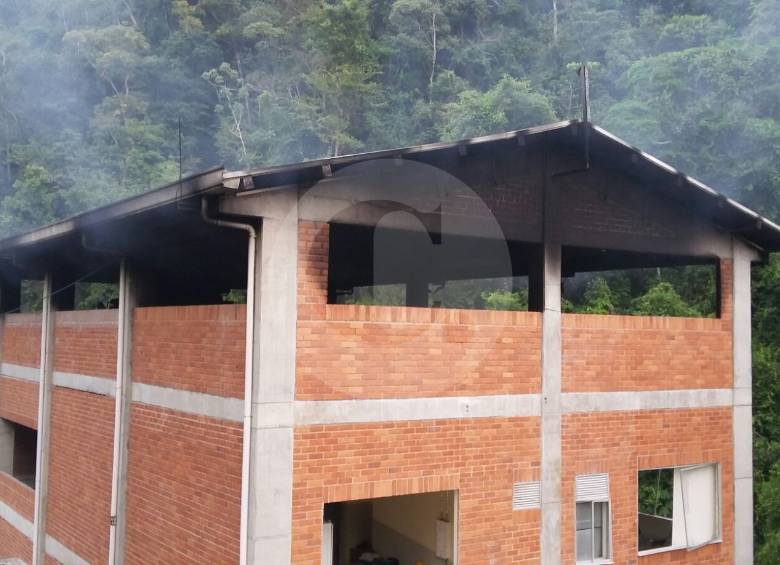 Esta es la central de máquinas de la hidroeléctrica afectada por la explosión. Foto: Cortesía