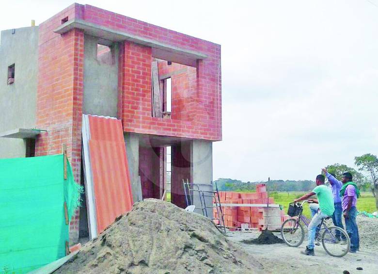 Imagen de la construcción en febrero de 2017. FOTO ARCHIVO LAURA ROSA JIMÉNEZ