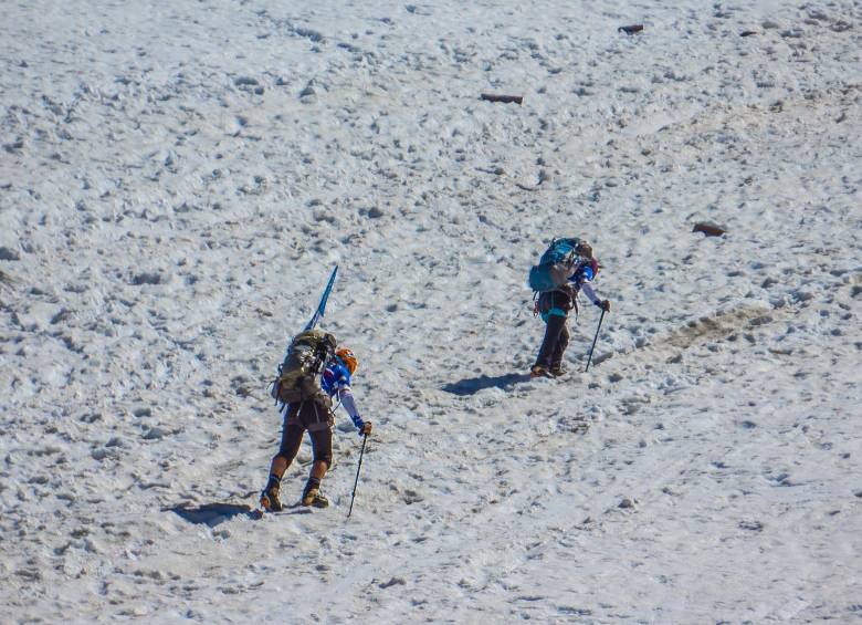 Tres alpinistas antioqueños coronaron la Montaña Maldita