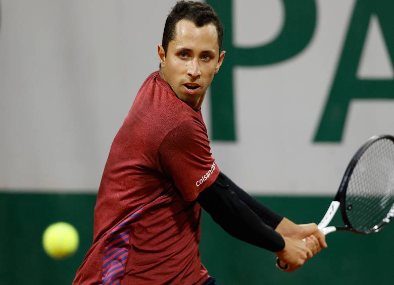 Daniel Galán se ubica en la casilla 153 del ranquin ATP. FOTO GETTY 