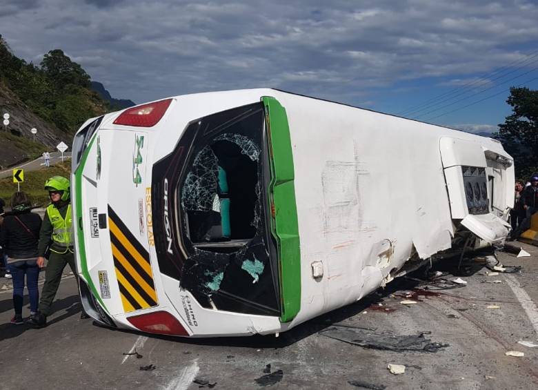 Accidente en la vía Bogotá- La Vega dejó más de 40 heridos