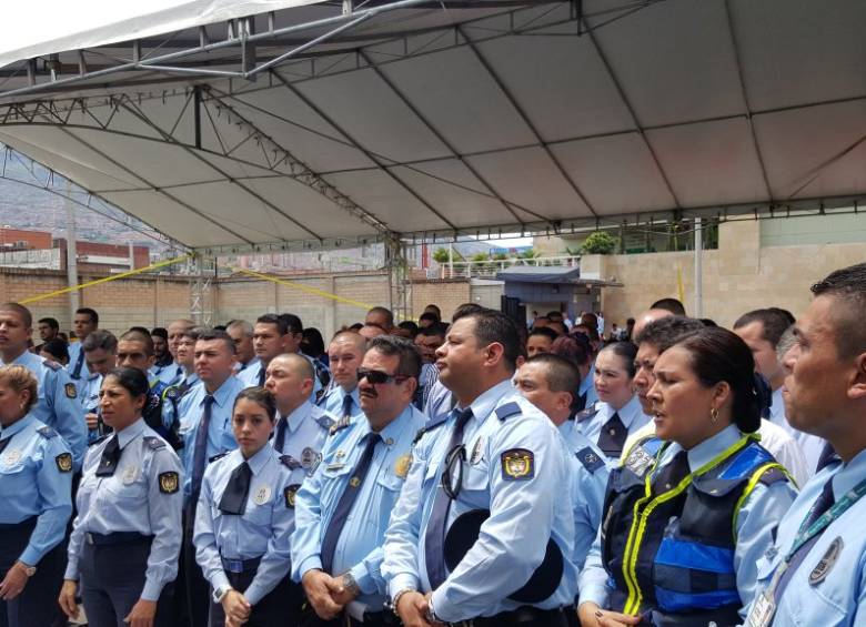 Varios de los agentes de tránsito de Medellín. FOTO Cortesía Secretaría de Movilidad de Medellín 