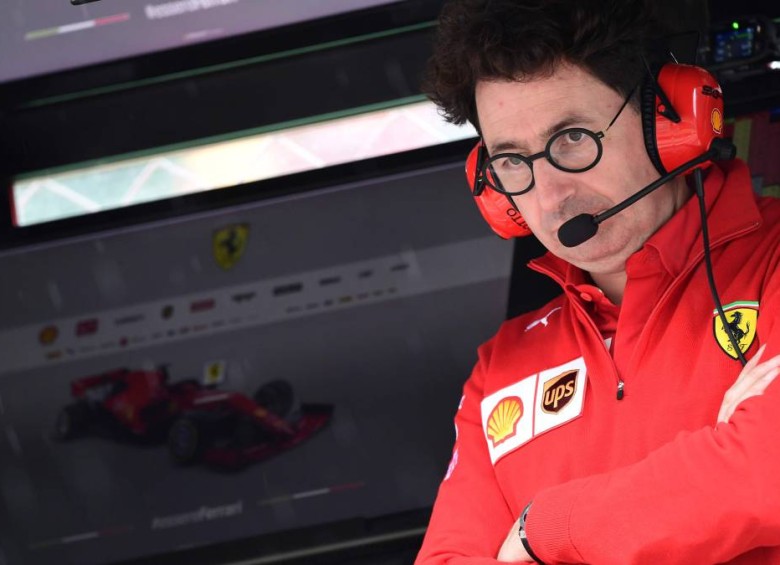 Mattia Binotto jefe de la escudería Ferrari de la Fórmula 1.FOTO AFP