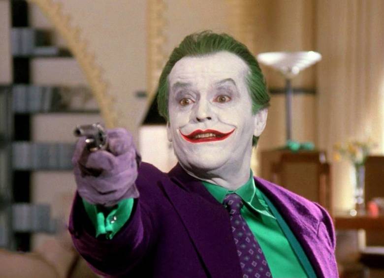 Jack Nicholson dejó un gran Joker para la posteridad. En este filme, Batman fue interpretado por Michael Keaton. FOTO Cortesía