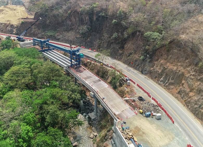 Autopista al Mar 1, sector vereda Loma Hermosa. FOTO cortesía ani