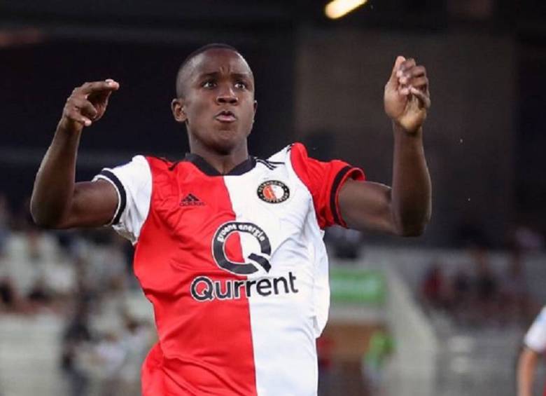 El delantero Luis Sinisterra, de 20 años de edad, es una de las novedades en la convocatoria. FOTO Feyenoord