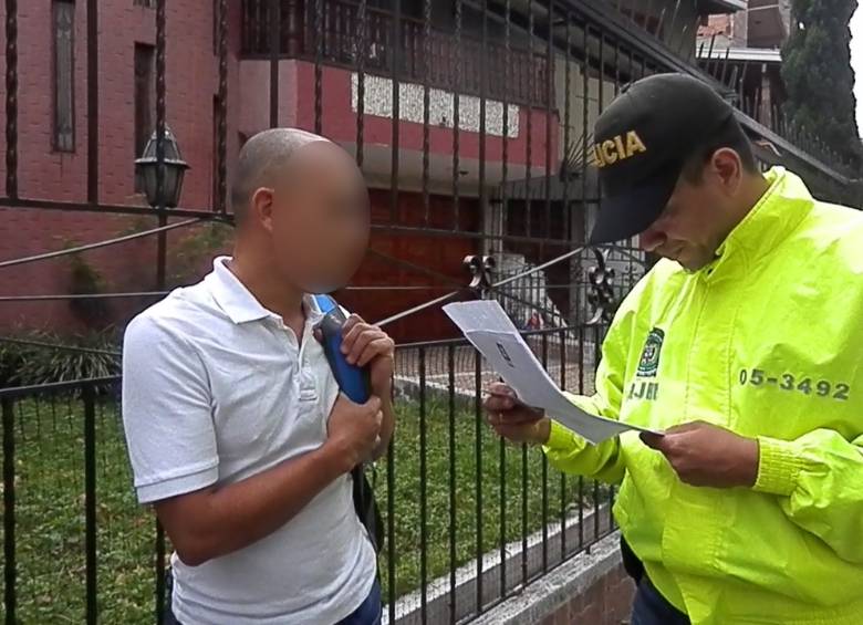 La red fue desarticulada en un trabajo de la Fiscalía y la Dijín de la Policía, en una operación que contó con la ayuda de la misma unidad. FOTO CORTESÍA POLICÍA