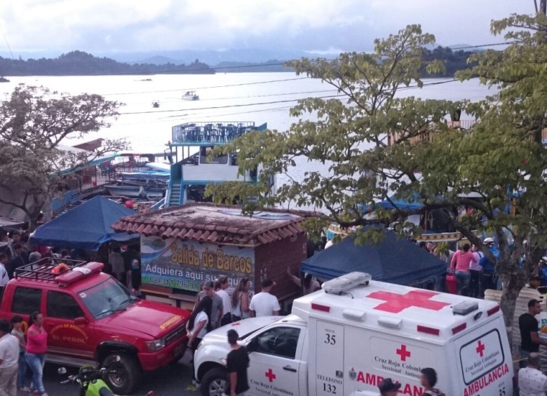 $!Emergencia en Guatape por naufrago de barco