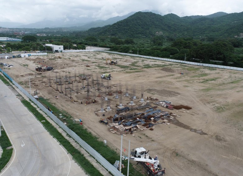 El proyecto de Nutresa en Santa Marta se encuentra en la etapa de adecuación de los terrenos, previo al inicio de obras civiles. Foto cortesía Nutresa