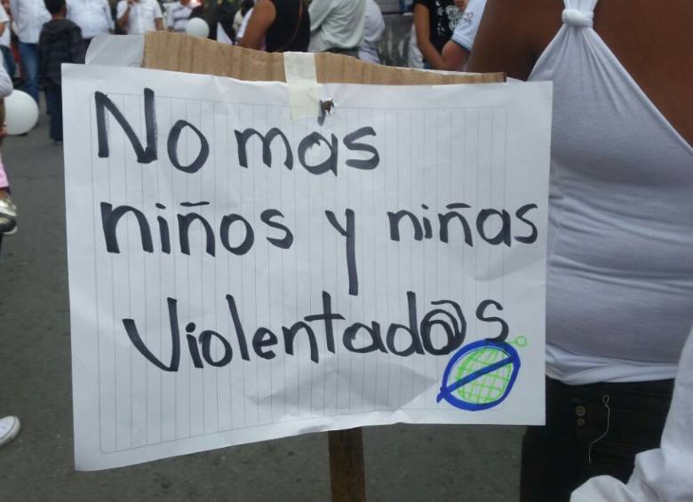 En Ituango protestaron por asesinato de niña de tres años