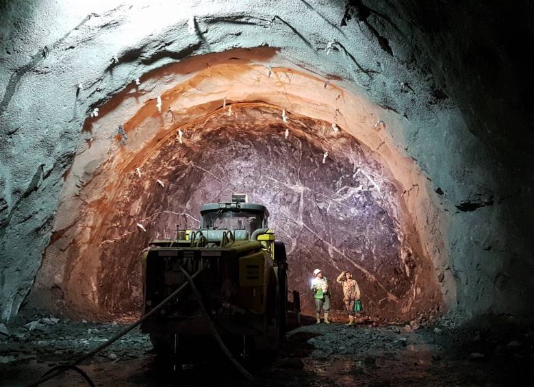 Los túneles que conforman el proyecto presentan un avance del 86%. FOTO: GOBERNACIÓN DE ANTIOQUIA