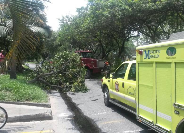 Tres tripulaciones de bomberos atendieron la emergencia. FOTO CORTESÍA