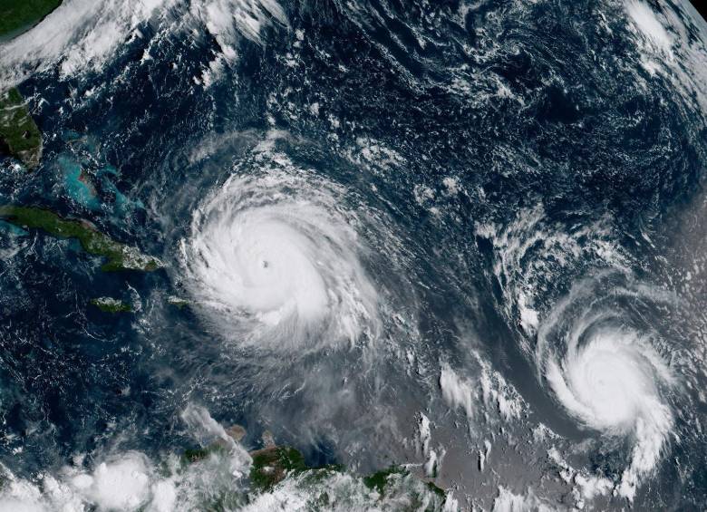 Huracanes en el Caribe. FOTO: EFE