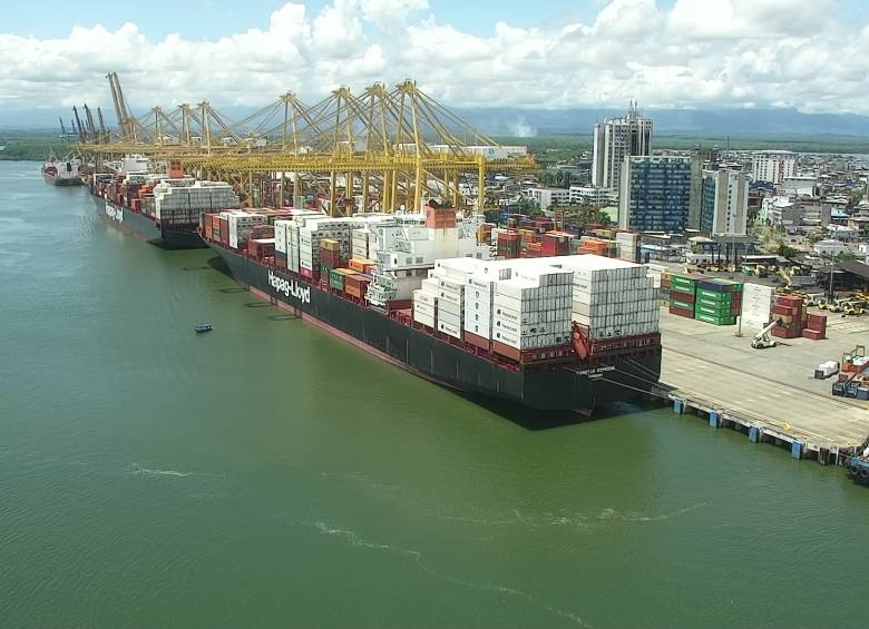La pandemia provocó un reacomodo del comercio exterior globalemente. Foto cortesía Sociedad Portuaria Regional de Buenaventura