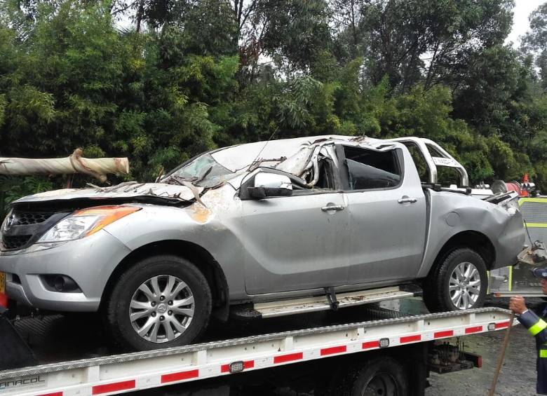 Un herido y cuantiosos daños por aguacero en Rionegro