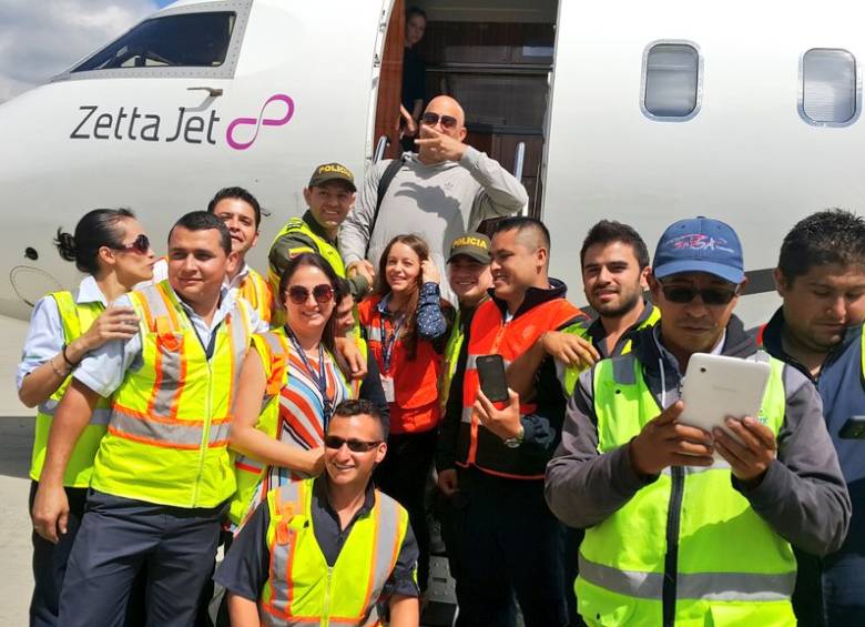 El actor Vin Diesel llegó a Medellín