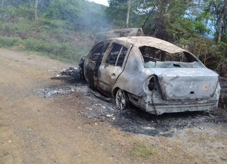 El hecho ocurrió a 20 minutos del parque principal de Concordia. FOTO CORTESÍA