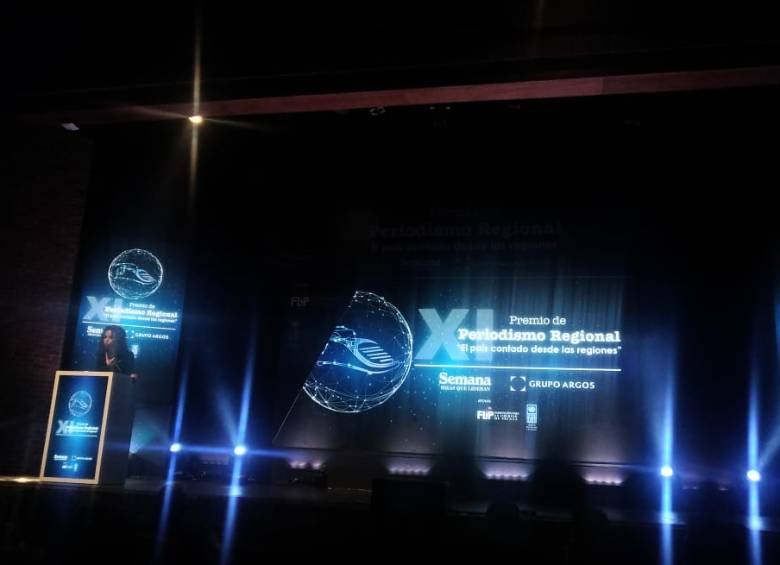 Aspecto de la gala. FOTO: TWITTER SEMANA