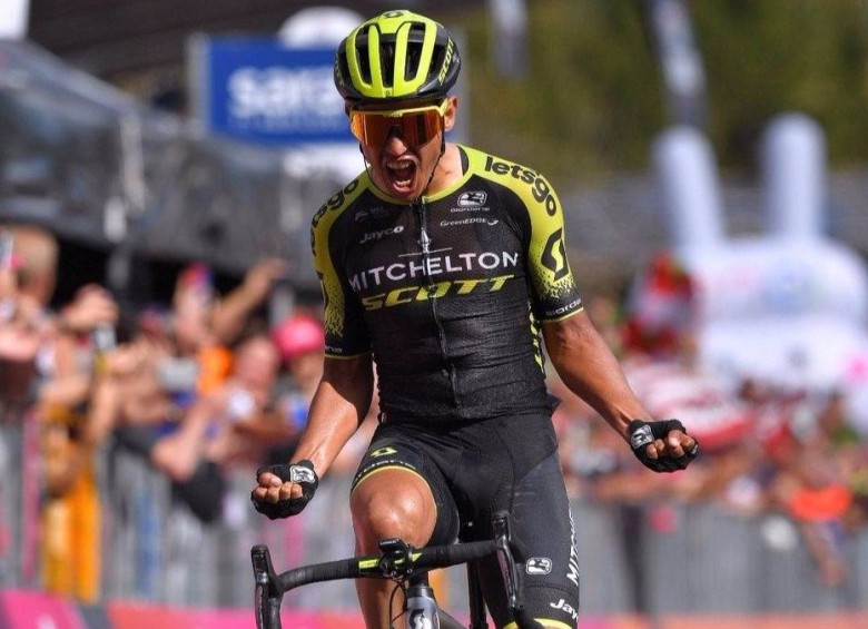 Esteban Chaves estaría en el Tour de Francia. FOTO CORTESÍA Mitchelton