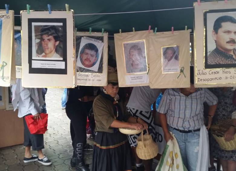 Los actos conmemorativos en Medellín estuvieron a cargo de las Madres de la Candelaria. FOTO Cortesía 