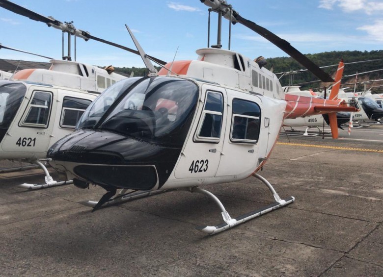 El Helicóptero TH-67 CREEK para entrenamiento. FOTO CORTESÍA MINDEFENSA