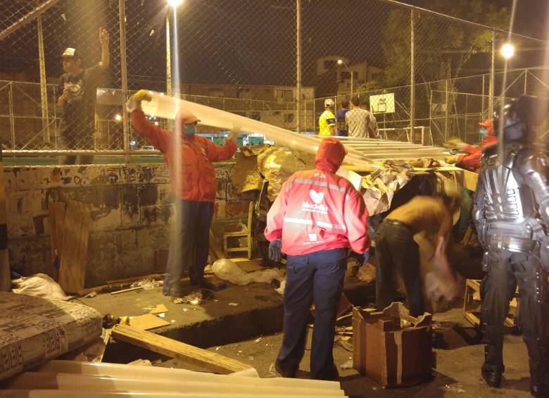 Operativo de control a habitantes de calle terminó en disturbios