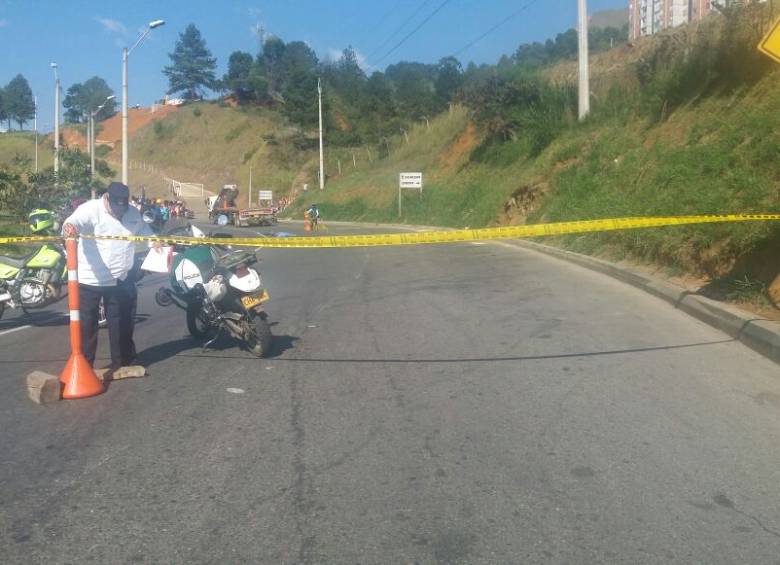 El accidente ocurrió a las 2:30 de la tarde. FOTO Cortesía